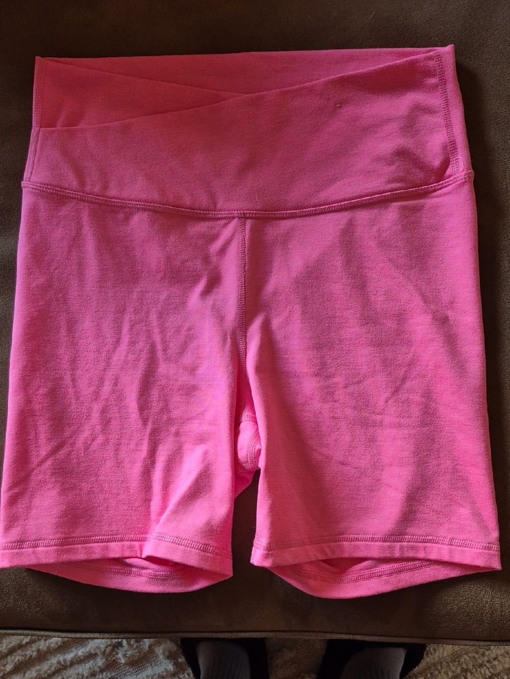 Old Navy Bright Pink High-Rise Bike Shorts